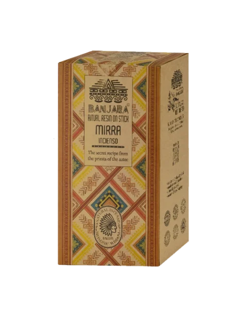 Mirra banjara ritual resin caja