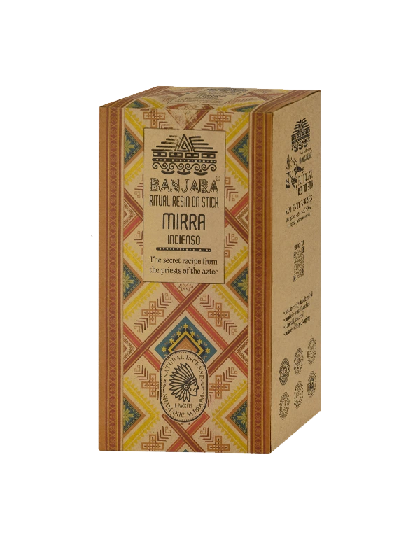 Mirra banjara ritual resin caja